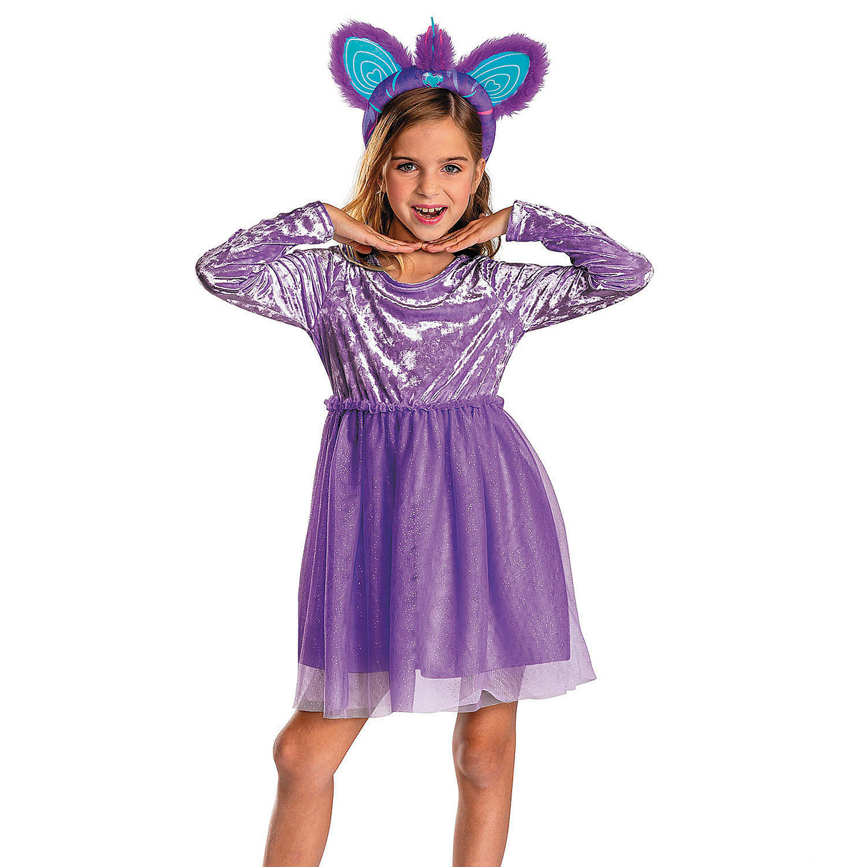 Kids Furby Purple Ears Headband Costume Accessory