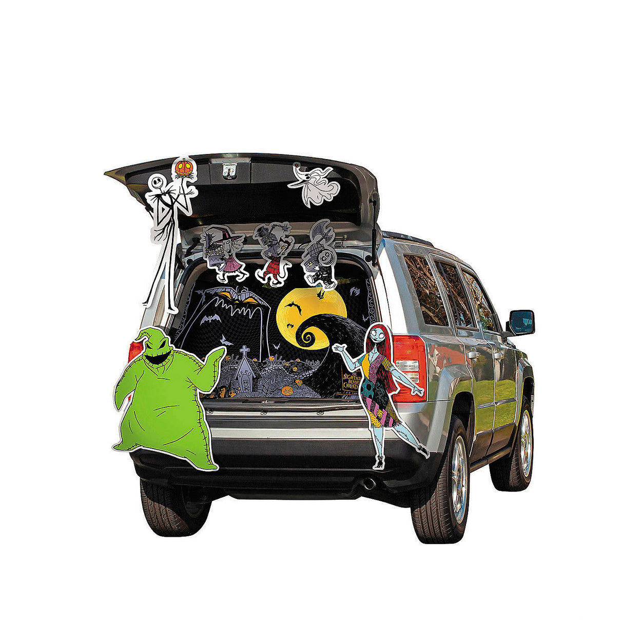 Disney Nightmare Before Christmas Trunk Decorating Kit for Halloween Events and Festive Celebrations