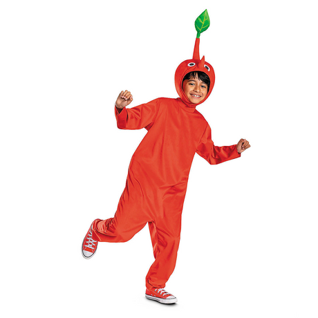 Kids Classic Pikmin Red Pikmin Jumpsuit Costume