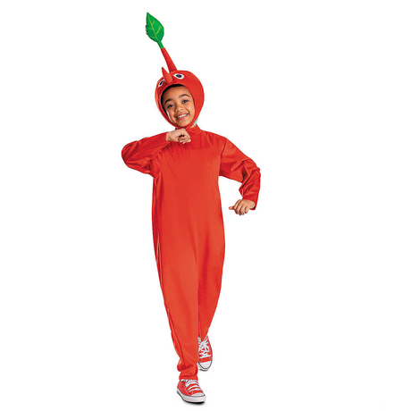 Kids Classic Pikmin Red Pikmin Jumpsuit Costume