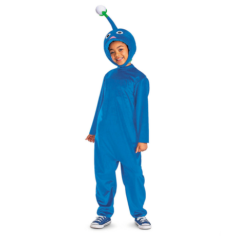 Kids Classic Pikmin Blue Pikmin Jumpsuit Costume