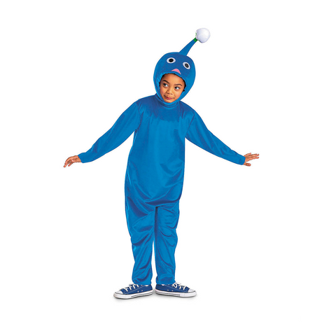 Kids Classic Pikmin Blue Pikmin Jumpsuit Costume