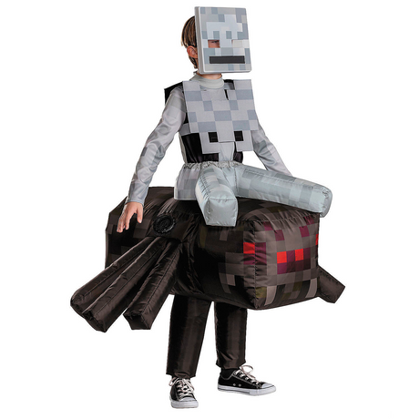 Kids Deluxe Inflatable Minecraft Spider Jockey Costume