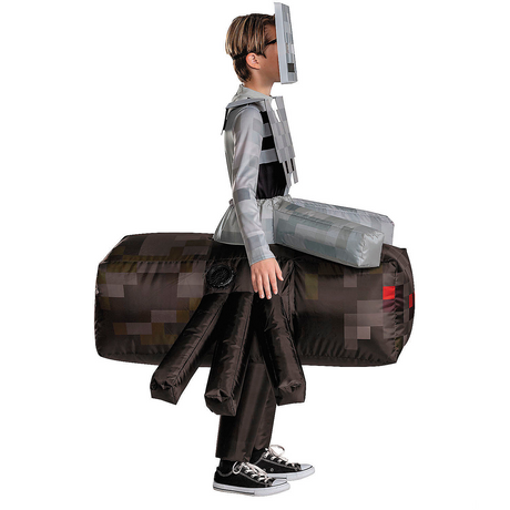 Kids Deluxe Inflatable Minecraft Spider Jockey Costume