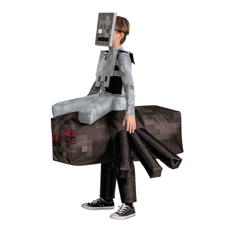 Kids Deluxe Inflatable Minecraft Spider Jockey Costume