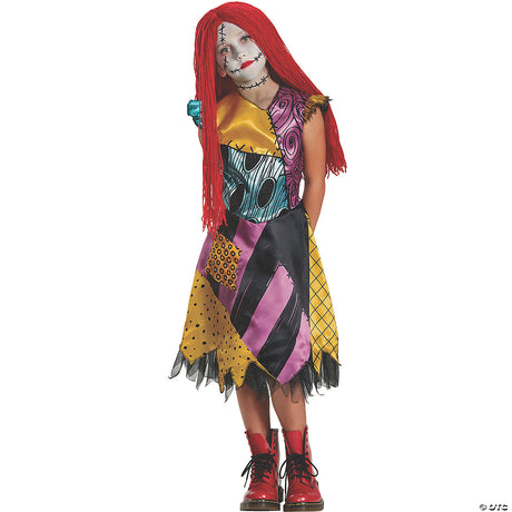 Sally Deluxe Child Costume for Halloween Parties Themed Events and Dress-Up Fun