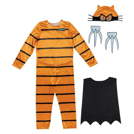 Kids Classic Cat Kid Comic Club Cat Kid Jumpsuit Costume