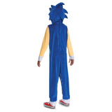 Kids Classic Sonic the Hedgehog Sonic Hooded Jumpsuit Costume