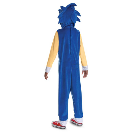 Kids Classic Sonic the Hedgehog Sonic Hooded Jumpsuit Costume