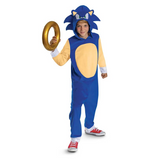 Kids Classic Sonic the Hedgehog Sonic Hooded Jumpsuit Costume