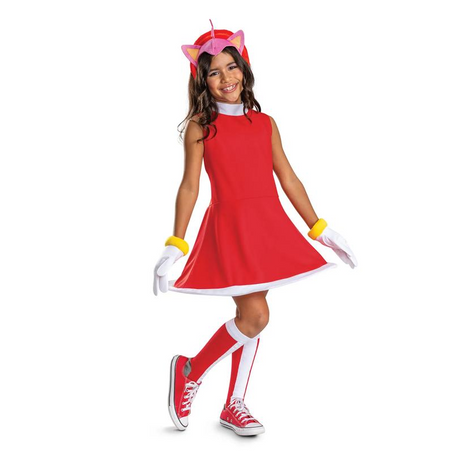 Kids Classic Sonic the Hedgehog Amy Rose Dress Costume