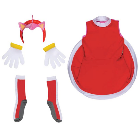 Kids Classic Sonic the Hedgehog Amy Rose Dress Costume