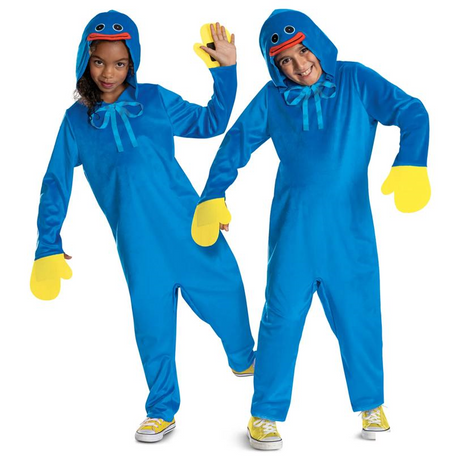 Huggy wuggy hooded jumpsuit