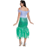 Enchanting Ariel Deluxe Adult Costume for Disney Princess Celebrations and Halloween Events