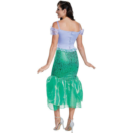 Enchanting Ariel Deluxe Adult Costume for Disney Princess Celebrations and Halloween Events