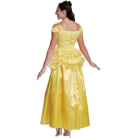 Exquisite Belle Deluxe Adult Costume for Halloween Parties Disney Themed Events and Dress-Up Fun