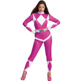 Mighty Morphin Power Rangers Pink Ranger Costume for Halloween Parties and Superhero Events