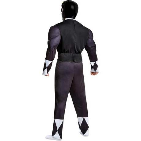 Black Ranger Classic Muscle Adult Costume