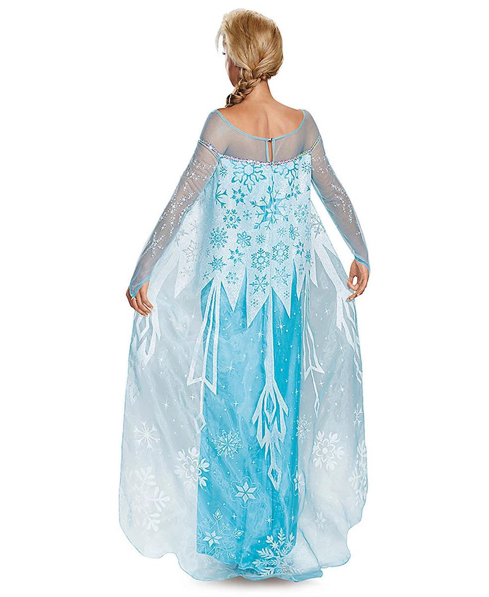Adults Prestige Disney Frozen Elsa Dress Costume