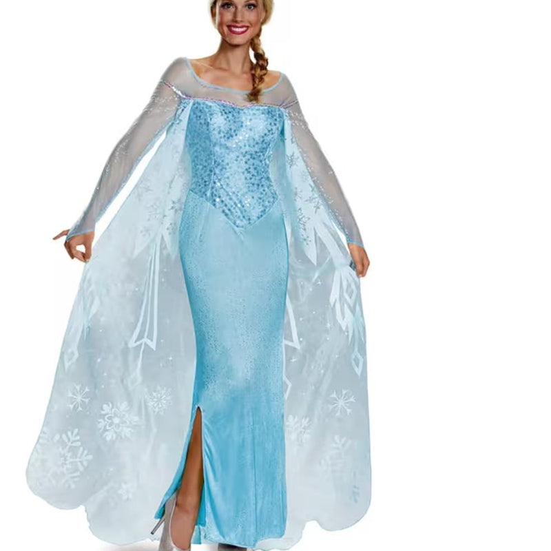 Adults Prestige Disney Frozen Elsa Dress Costume