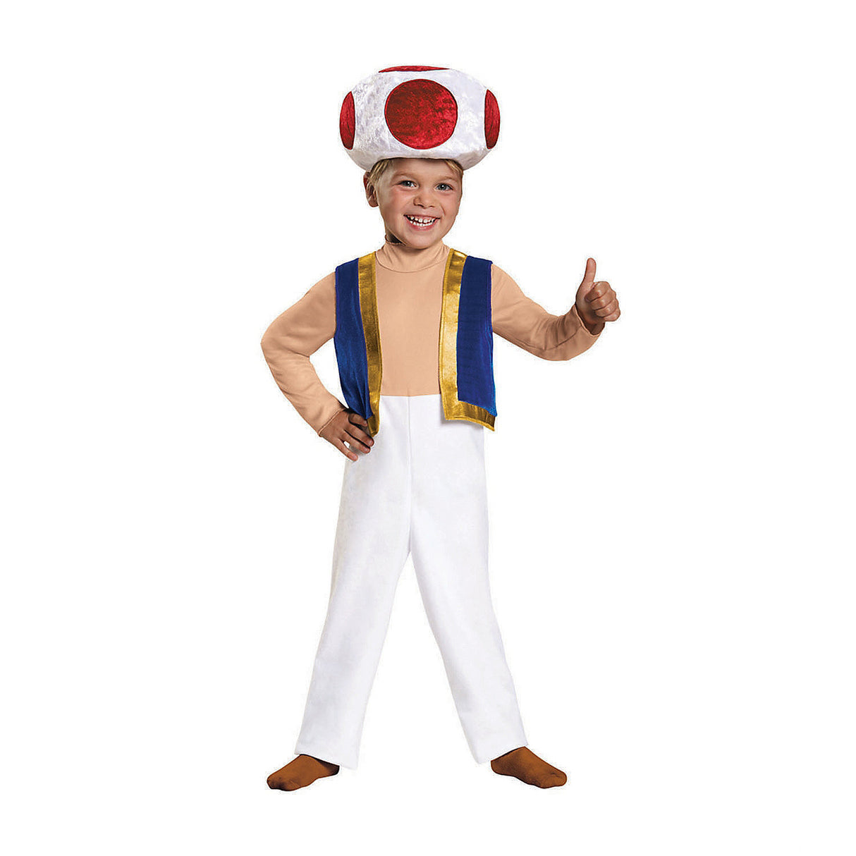 Adorable Toad Toddler Costume for Halloween and Super Mario Themed Parties