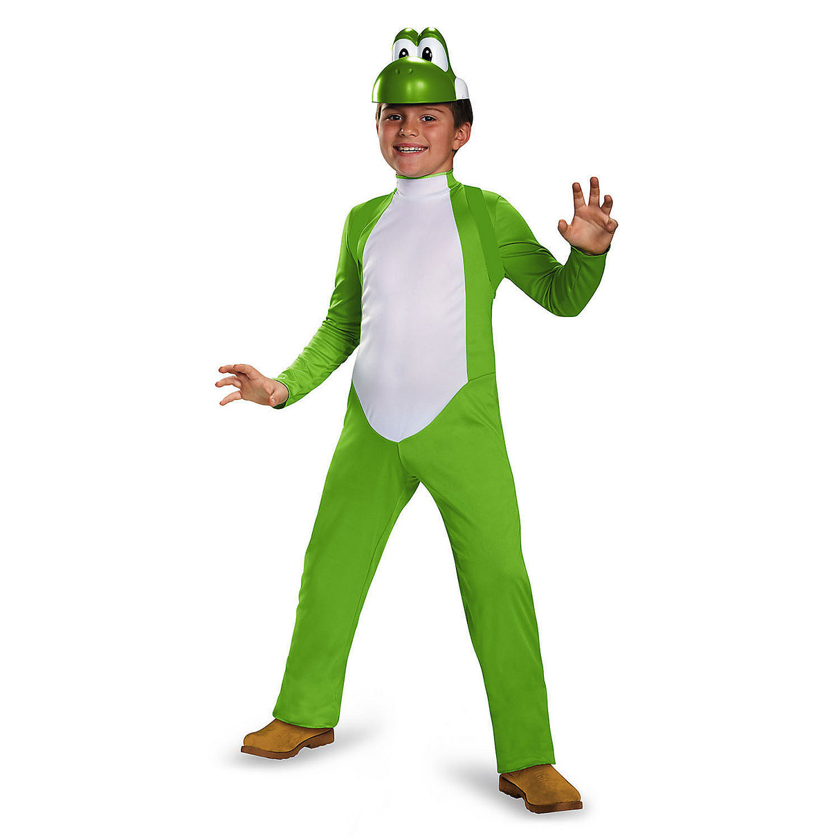 Deluxe Yoshi Jumpsuit Costume for Kids Ideal for Halloween Parties and Playtime Adventures