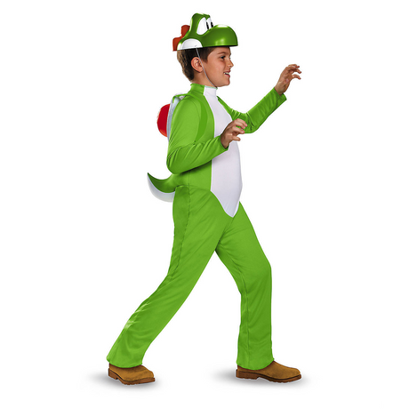 Kids Deluxe Super Mario Bros. Yoshi Jumpsuit Costume