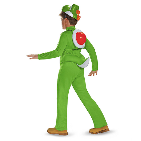 Kids Deluxe Super Mario Bros. Yoshi Jumpsuit Costume