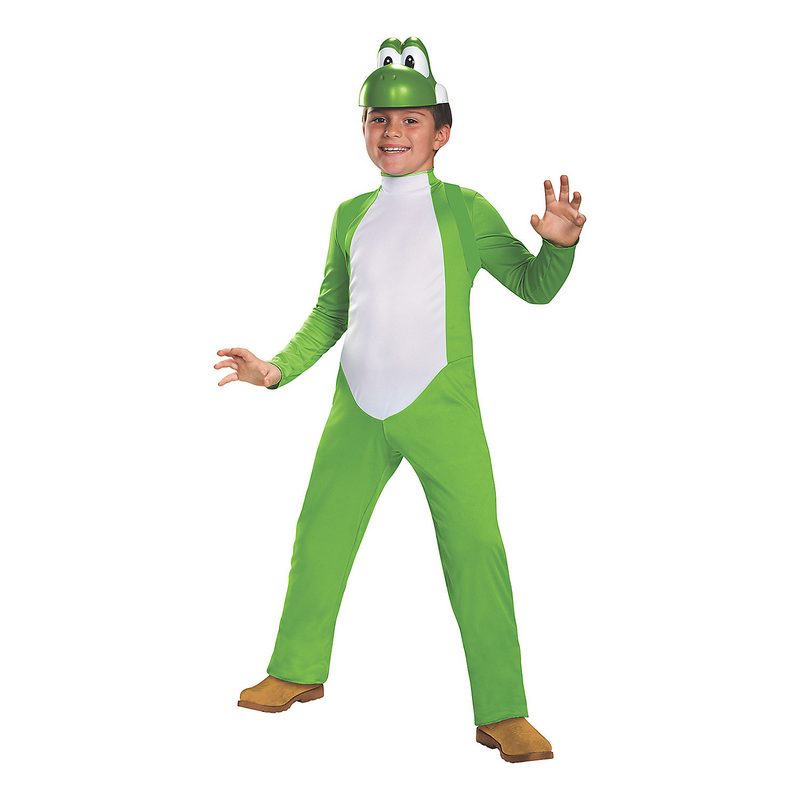 Kids Yoshi Super Mario deluxe Halloween costume