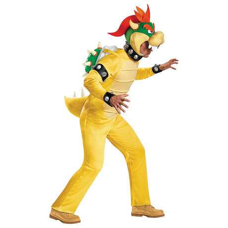 Adult Deluxe Super Mario Bowser Costume