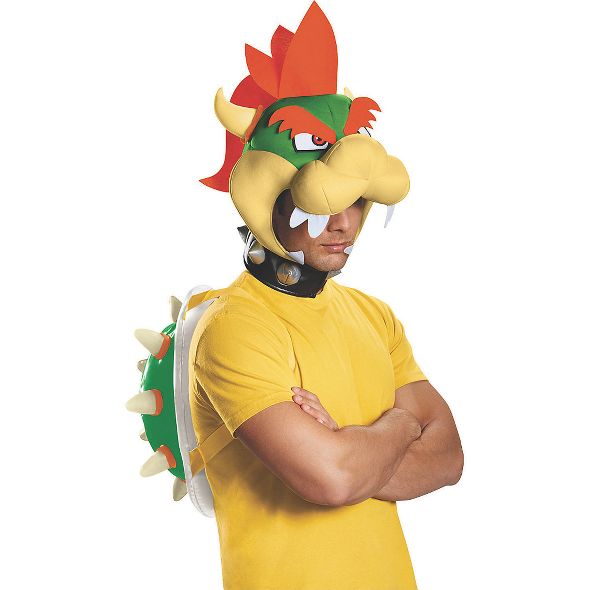 Authentic Bowser Costume Kit for Halloween Parties and Super Mario Themed Events