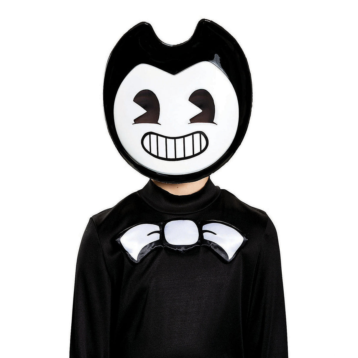 Spooky Bendy Half Mask for Halloween Parties Costume Events and Horror Movie Fanatics