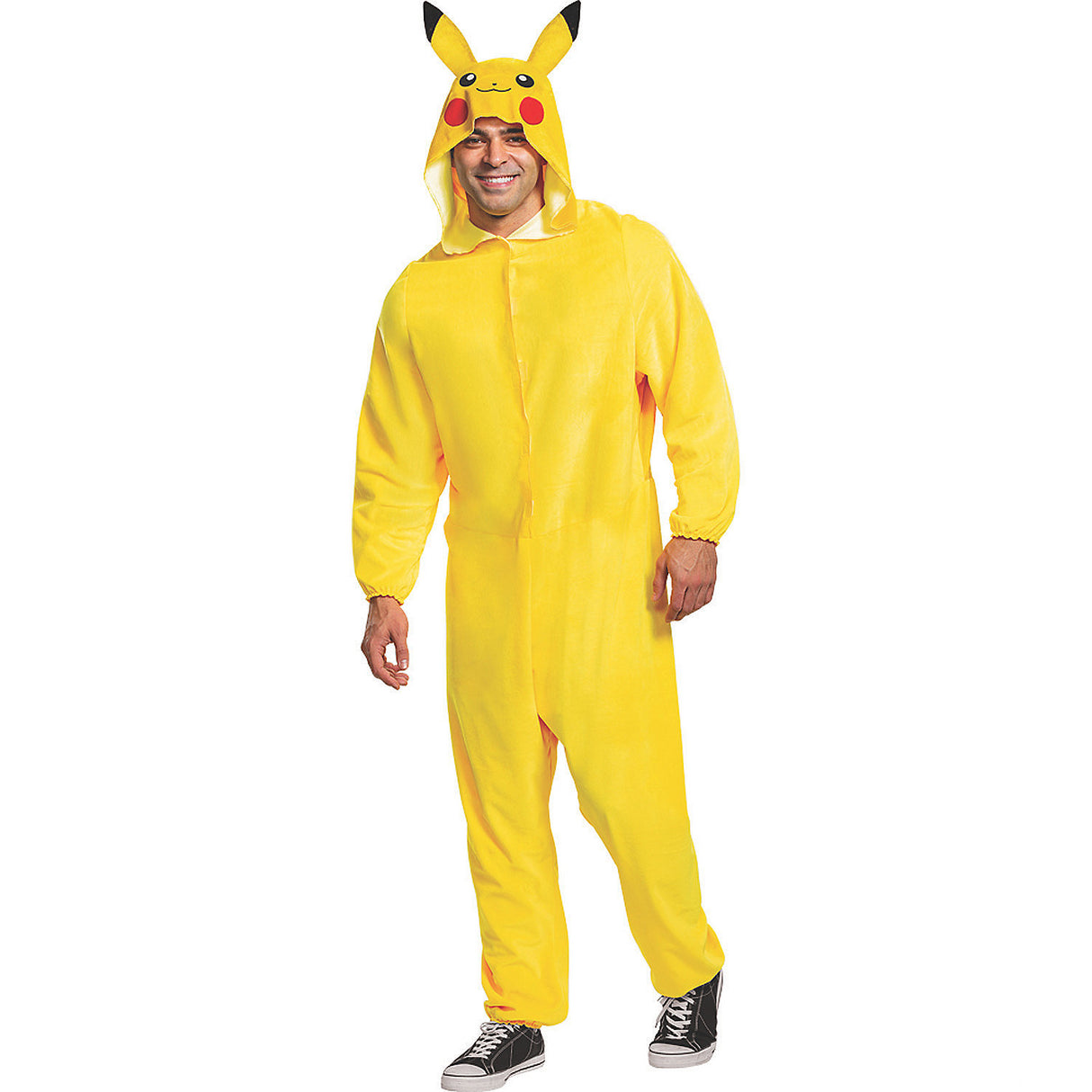 Pikachu Classic Adult Costume for Halloween Events and Pokémon Themed Parties