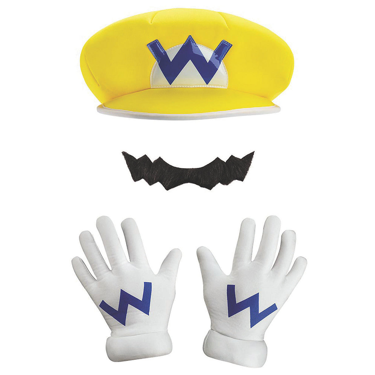 Wario Costume Kit for Adult Halloween Parties Super Mario Theme Events and Cosplay Fun