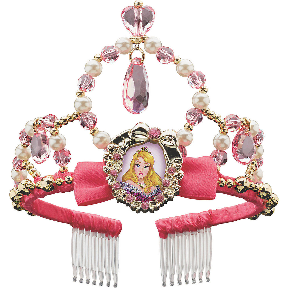 Disney Princess Aurora Classic Tiara for Dress Up Parties Halloween and Themed Events