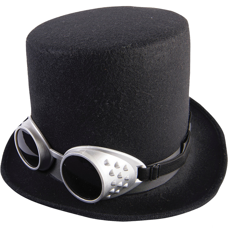 Stylish Steampunk Hat with Goggles for Unique Costumes and Vintage Fashion Events
