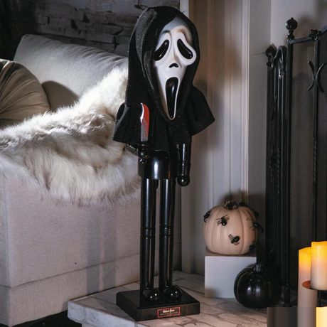 3 Ft. Ghost Face Collectible Holiday Horror Nutcracker Decoration