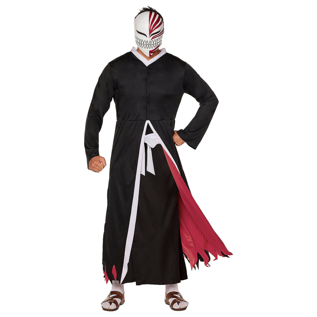 Authentic Bleach Ichigo Kurosaki Adult Costume for Halloween Anime Events and Comic Book Cosplay