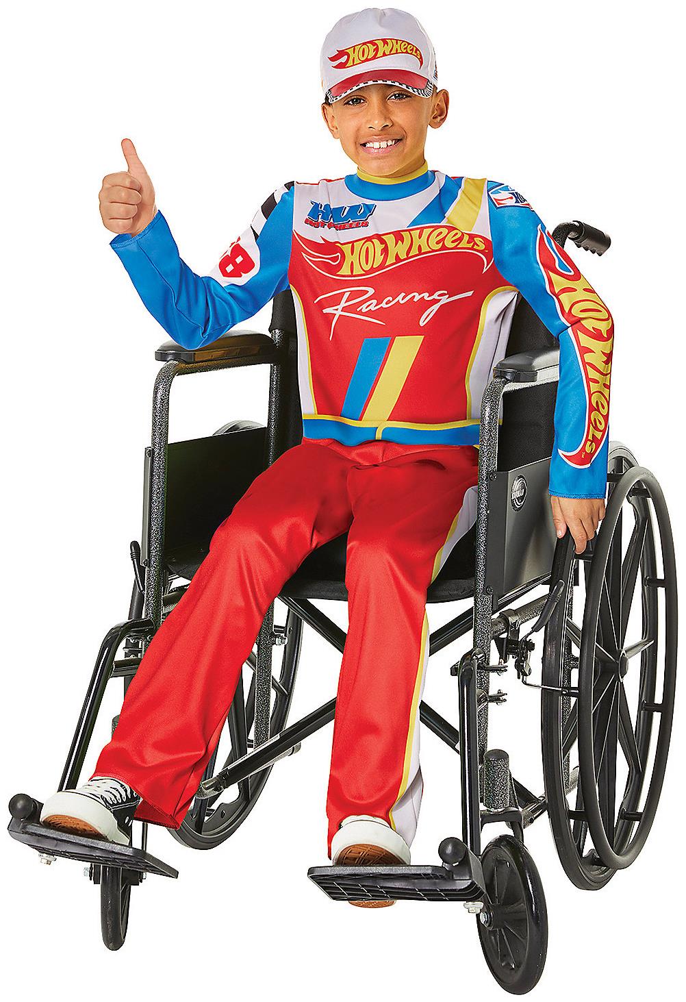 Kid's Hot Wheels Adaptive Costume for Halloween School Events and Fun Costume Parties