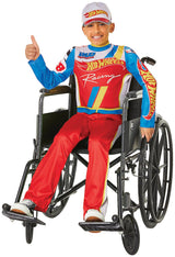Kid's Hot Wheels Adaptive Costume for Halloween School Events and Fun Costume Parties