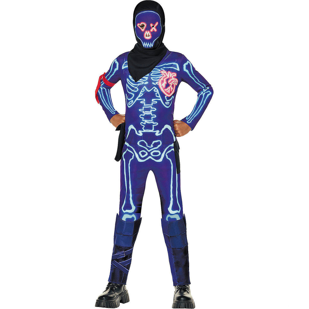 Officially Licensed Fortnite Party Trooper Youth Costume for Halloween Themed Events and Playtime Adventures