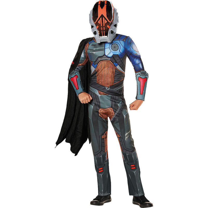 Kids Fortnite Foundation Costume for Halloween Parties Video Game Events and Superhero Dress Up