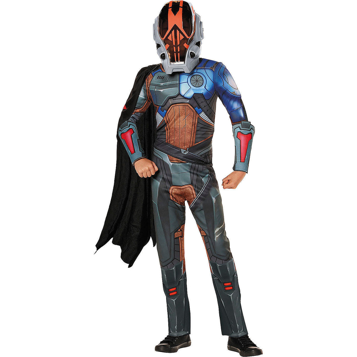 Kids Fortnite Foundation Costume for Halloween Parties Video Game Events and Superhero Dress Up