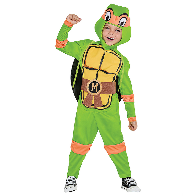 Toddler Teenage Mutant Ninja Turtles Michelangelo Costume for Halloween Parties Family Events and Creative Playtime