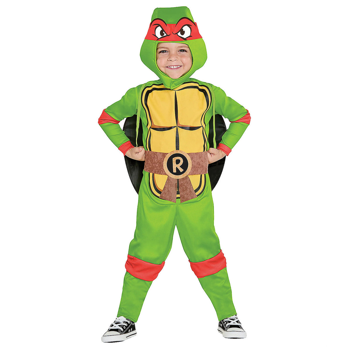 Adorable Toddler Teenage Mutant Ninja Turtles Raphael Costume for Halloween Parties and Family-Themed Events