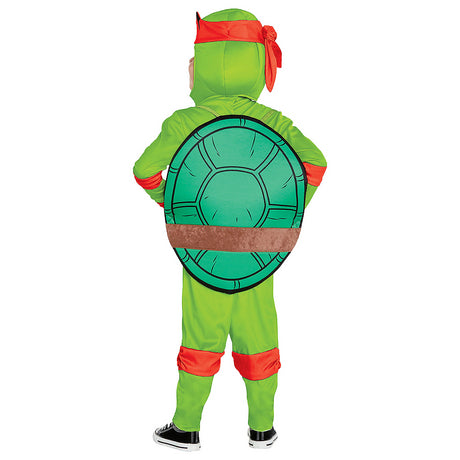 Adorable Toddler Teenage Mutant Ninja Turtles Raphael Costume for Halloween Parties and Family-Themed Events