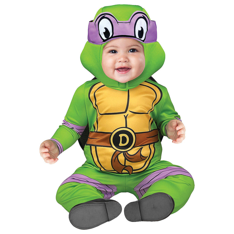 Cute Baby Classsic Teenage Mutant Ninja Turtles Donatello Costume for Halloween Parties and Fun Dress-Up Play