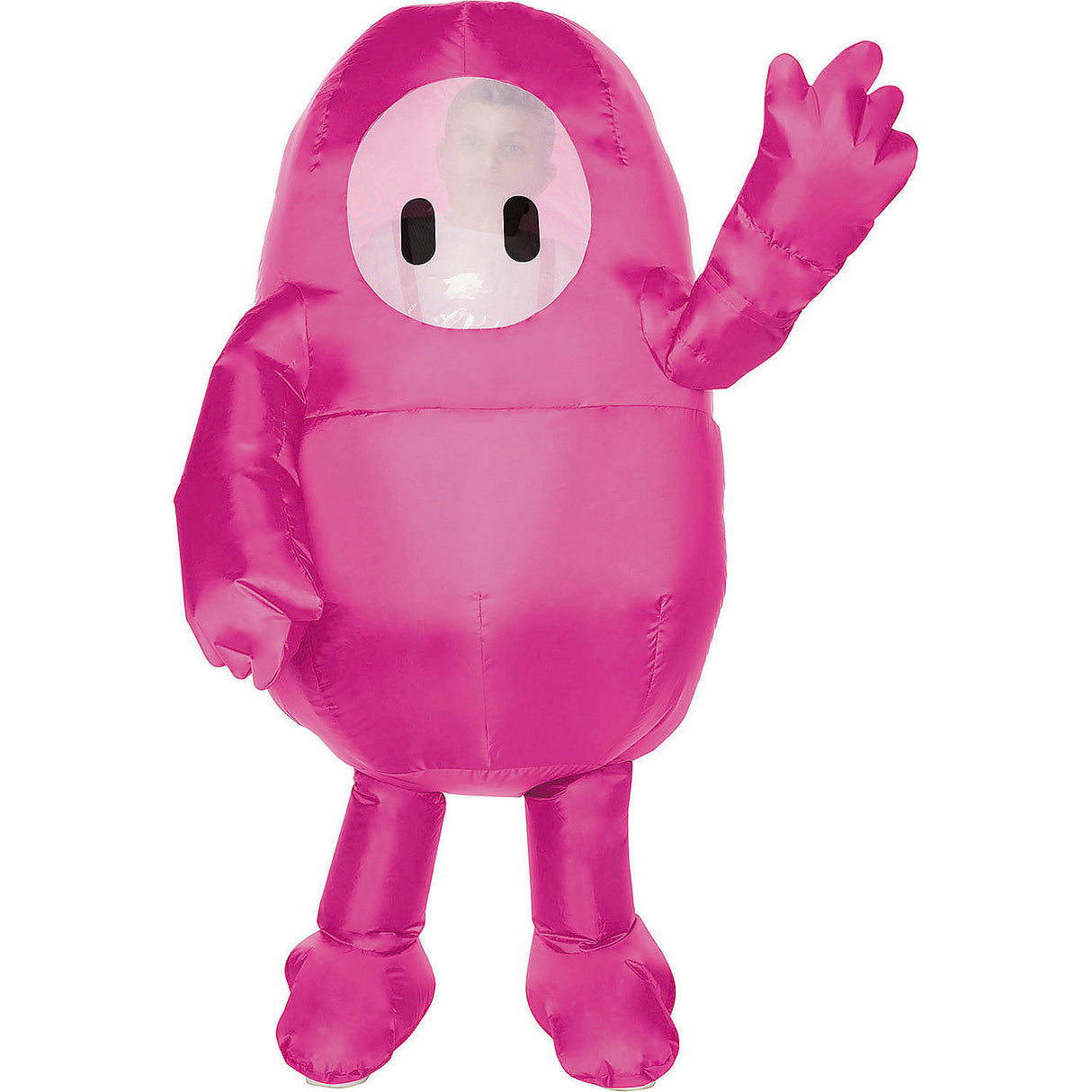 Kids Inflatable Fall Guys Costume for Fun Playtime Activities Halloween Parties and Creative Dress-Up