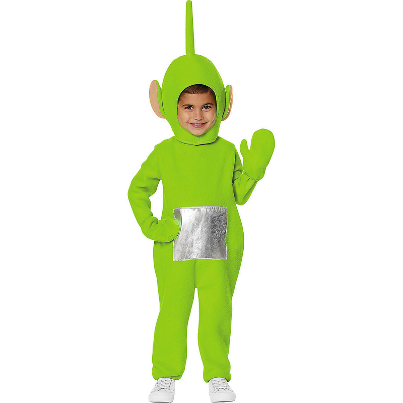 Toddler Teletubbies Green Dipsy Polyester Costume for Halloween Parties and Creative Play