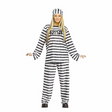 Womens Black & White Jailhouse Honey Costume
